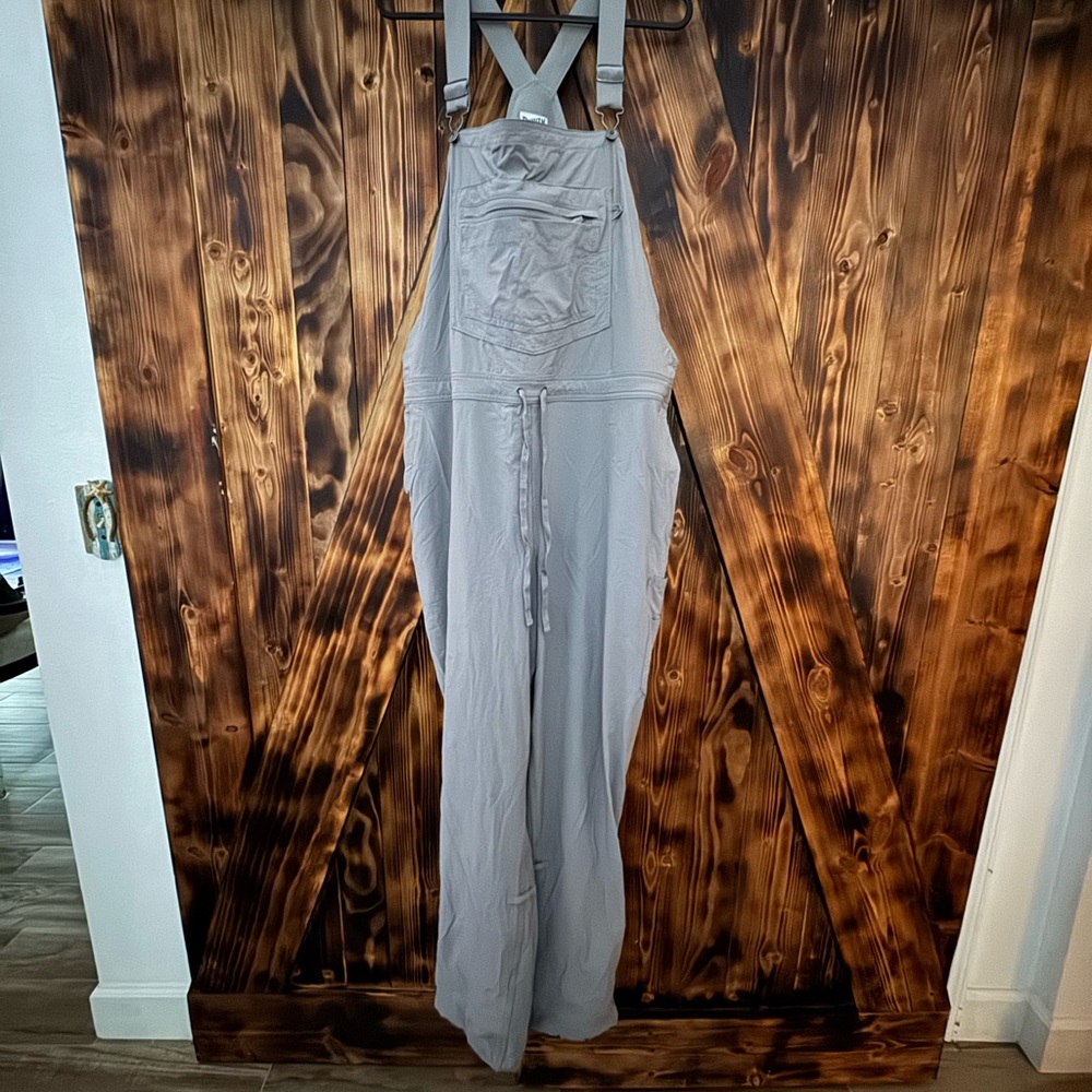 Gray Overalls with Front Pocket